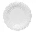 White Basket Dinner Plate