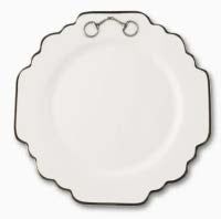 Pewter Bit Bone Salad/Dessert Plate