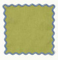 Set of 4 Limerick Linen Square Cocktail Napkins