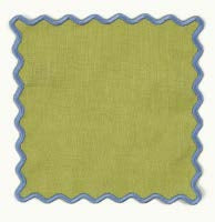 Set of 4 Limerick Linen Square Cocktail Napkins