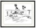 Poolside Rendering Art
