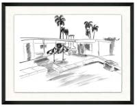Poolside Rendering Art