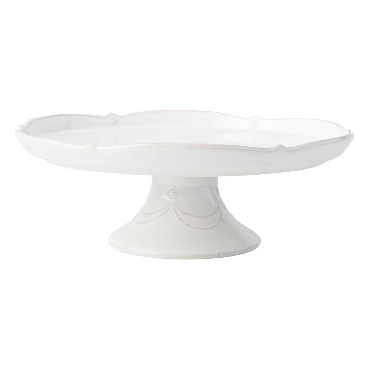 White Basket Cake Stand