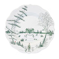 Winter Frolic Dinner Plate in Evergreen