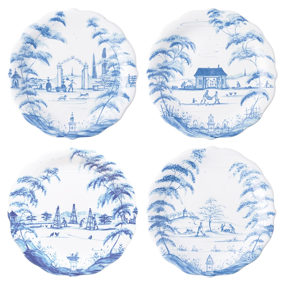 Set of 4 Country Estates Dessert Plates